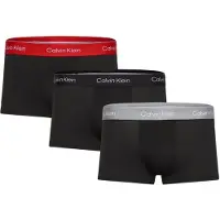 Calvin Klein Lv00nb4389 Trunk Low Rise Boxers 3 Units Noir S Homme