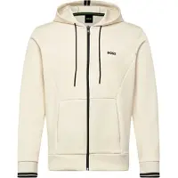 BOSS pour homme. 50542974 Sweat Zone blanc cassé (M), Casuel, Coton