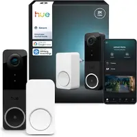 Philips Hue Secure Sonnette Vidéo Filaire + Chime