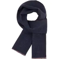 Boggi Milano Écharpe bleu marine / rouge foncé