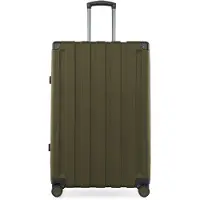 Hauptstadtkoffer - Q-Damm - Grande valise Trolley valise rigide XXL extension, expandable Suitcase 77cm, 133 litres,Avocado