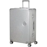 American Tourister trolley Soundbox Alu Spinner 75 / 28 TSA Trolley Silver gris clair 77cm