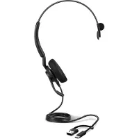 Jabra YOU'RE ON Jabra 4099-410-279 Casque Avec fil Arceau Bureau/Centre d'appels USB Type-A Noir