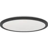 Eglo ROVITO-Z Applique/plafonnier Lampe éclairage - L29 x l29 x H3 cm - noir - 13,4W incl - IP44