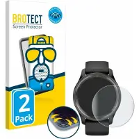BROTECT Protection d'écran Full-Cover Mat, Film de protection pour smartwatch, Gris