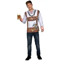 MOM Tyrolean T-shirt Man Costume Marron S
