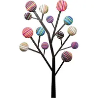 Kare design Portemanteau mural Bubble Tree Kare Design