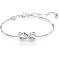Swarovski Hyperbola Bracelet Infini Blanc, (19.50 cm, Métal )