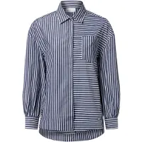 Fynch&Hatton 25101019 Long Sleeve Shirt Bleu 38 Femme