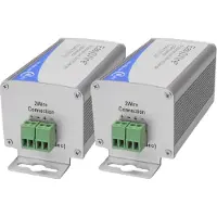 Renkforce RF-2982884 Prolongateur de réseau 2 fils Portée (max.) : 400m 2 pcs 100MBit/s sans PoE-