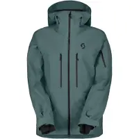SCOTT - Veste de freeride 3 couches - Vertic Ripstop 3L Jacket M Frozen Blue pour Homme - Taille L - Bleu