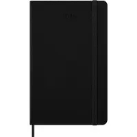 Sonstige Verlage Moleskine 8056999274542 MOLESKINE Calendrier livre 2026, jours, L/A5, couverture rigide, noir