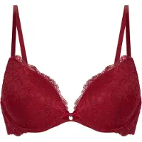 Hunkemoller Soutien-gorge 'Marine' rouge