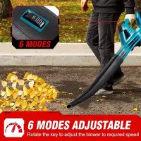 OEM Souffleur électrique - 588vf - 6 vitesses - Souffleur sans fil - Batterie Li-Ion 22 900 mAh - Outil de jardinage - Souffleur de neige - Entretien de la pelouse