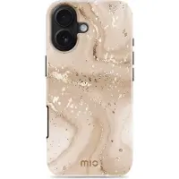 Mobilize Back panel cover Gold Marble Magsafe Compatible for iPhone 17 (Apple iPhone 17), Coque pour téléphone portable, Or