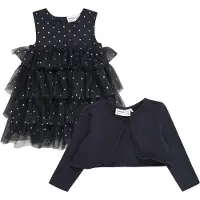 Name it Rasille Spencer Long Sleeve Short Dress Bleu 5 Years Fille