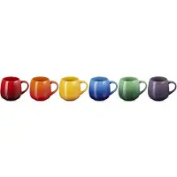 Le Creuset Set 6 Mugs Sphere various colours