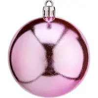 Krist+ Weihnachtsbaumkugeln Ø 7 Cm 12 Stück Rosa Kunststoff