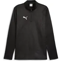 Puma Hommes, T-shirt de sport, teamADDITIONS Warm Top (S), Noir, Argent, S