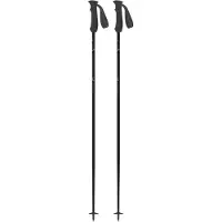 Komperdell - Bâtons de ski - Carbone Pure Black en Aluminium - Taille 125 cm - Noir