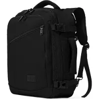 TRVLMORE Sac de voyage - Sac à dos 25L - Bagage à main - Anti-éclaboussures - Sac à dos - Sac de week-end - Mesdames et Messieurs - Noir