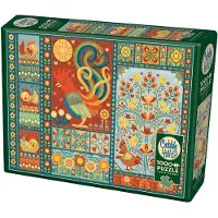 Cobble Hill Puzzle « Scandi Chicken », 1 000 pièces