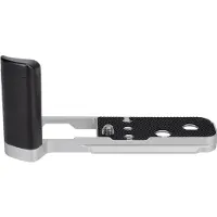 JJC HG X100VI Camera Hand Grip Zilver (Poignée), Poignée d'alimentation, Argent