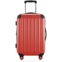 Hauptstadtkoffer - Spree - Bagage à main avec extension, valise sur roulettes, trolley avion valise rigide Hand Luggage TSA, 55 cm, Cabin Bag max 42 litres,Corail
