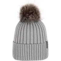 Viking Femmes, Chapeau, Hana Pompon Life Style Damenhut Grau, Gris, (Taille unique)