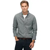 Superdry Chemise écru / bleu marine