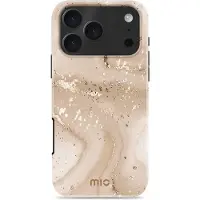 Mobilize Back panel cover Gold Marble Magsafe Compatible for iPhone 17 Pro Max (Apple iPhone 17 Pro Max), Coque pour téléphone portable, Or