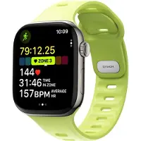 Nomad Bracelet Tempo en silicone pour Apple Watch | 44/45/46/49 mm - Wide fit - Lime