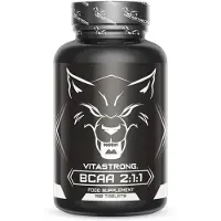 Vitastrong Comprimés de BCAA 2:1:1, acides aminés 5000mg avec vitamine B6, valine, acides aminés essentiels et vitamine B6 Post Workout, 150 comprimés d'acides aminés BCAA