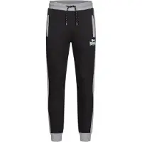 Lonsdale Pantalon 'Brocklehill' gris chiné / noir
