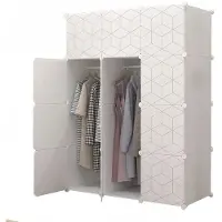 FODYM Armoire Modulaire Armoire Géométrique Bibliothèque Étagères