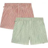 Pockies Boxers vert pastel / rouge / blanc cassé