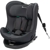 Bebeconfort EvolveFix i-Size, Siège-auto 360 pivotant, 0-12 ans, 40-150 cm, pivotant, 9 positions d'appui-tête, 5 positions allongées, Tinted Black