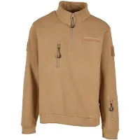 Brandit Tactical Half Zip Sweatshirt Marron 2XL Homme