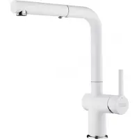 Franke Robinet ACTIVE L avec douchette extractible en GLACIER / Robinet de cuisine / Mitigeur monocommande