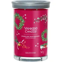 Yankee candle Vin mousseux aux baies d'hiver Signature (baies d'hiver scintillantes) - Bougie parfumée - 567,0 g