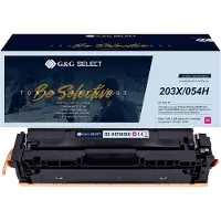 G&G Toner de remplacement HP 203X Compatible Magenta CF543X/Cartridge 054H Magenta GS- (M)