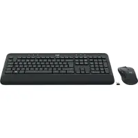 Logitech Clavier et souris sans fil - - MK545 - US International - Repose-poignets - Noir