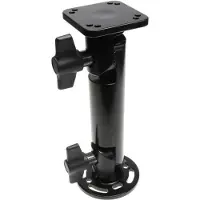 Brodit 215838 Support de piédestal avec oeillet rond, Support pour smartphone, Noir