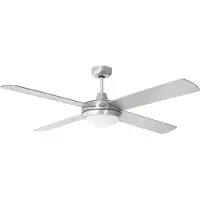 DCG ELTRONIC VECRD40TL, Ventilateur domestique à hélice, Argent, Plafond, Mur, 40 cm, 60 W, 230 V