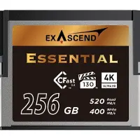 EXASCEND Cfast Essential 256gb Memory Card Clair
