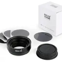Meike MK 75T21S35 PLTEF, Adaptateur d'objectif, Noir