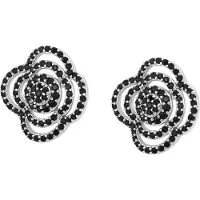 NAEMI Boucles d'oreilles noir / argent
