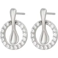 NAEMI Boucles d'oreilles argent / transparent