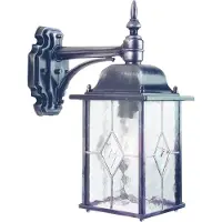 Franssen Lampe d’extérieur classique Wexford Down argent noir