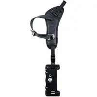 JJC HS PRO1P Hand Grip Strap (incl. Quick Release U Plate for Video) Noir (Dragonne), Sangle pour appareil photo, Noir
